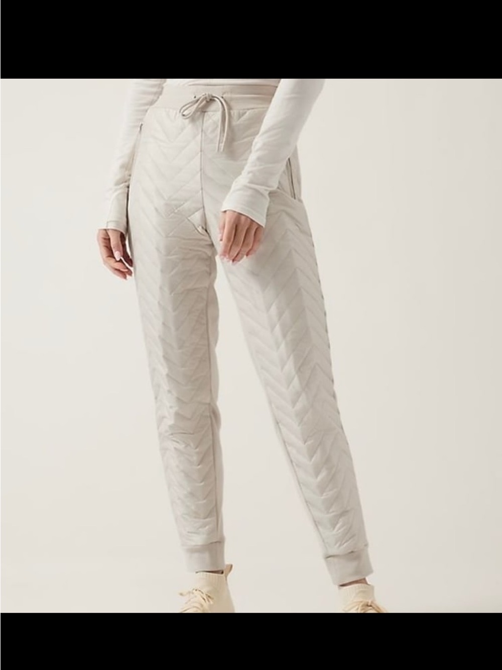 Athleta Solstice Quilted Joggers